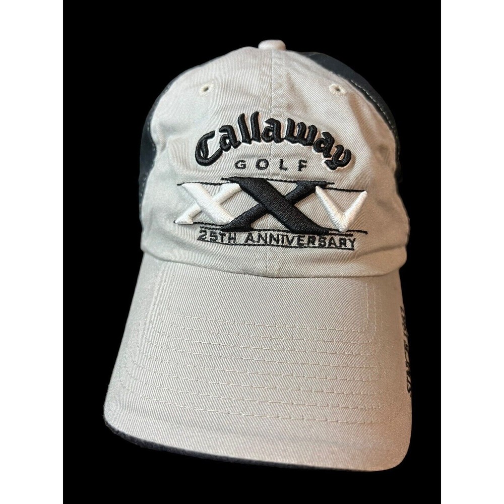 Callaway Hat Adult Golf XXV 25th Anniversary Embroidered Golf Hat Soft Fit